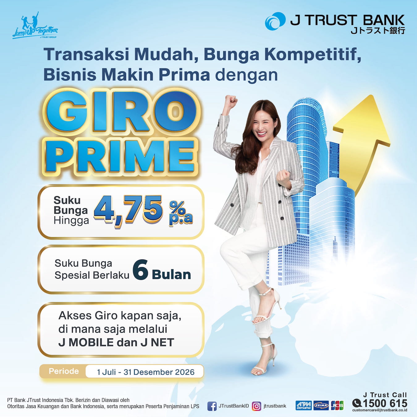 GIRO PRIME – Transaksi Mudah, Bunga Kompetitif